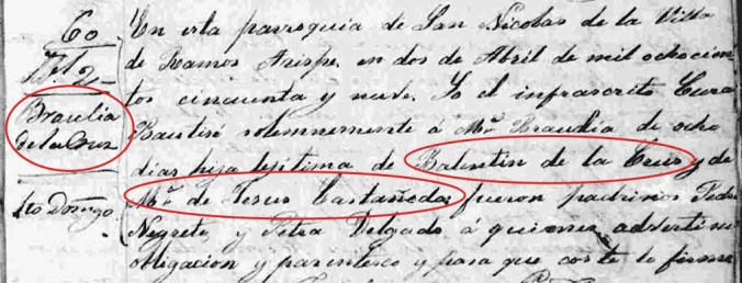 I think I've found my great-grandfather Braulio - or have I?